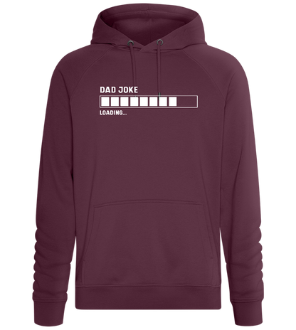 Dad Joke Loading Design - Comfort unisex hoodie_BORDEAUX_front