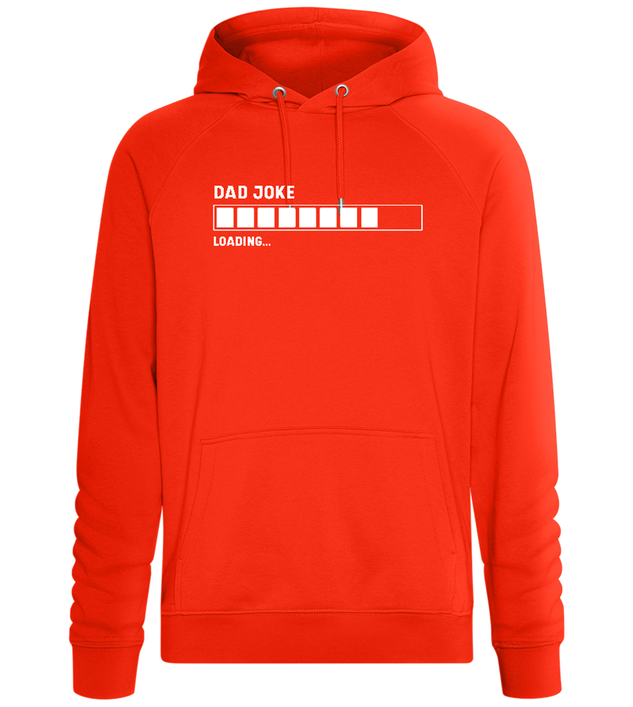 Dad Joke Loading Design - Comfort unisex hoodie_BURNT ORANGE_front