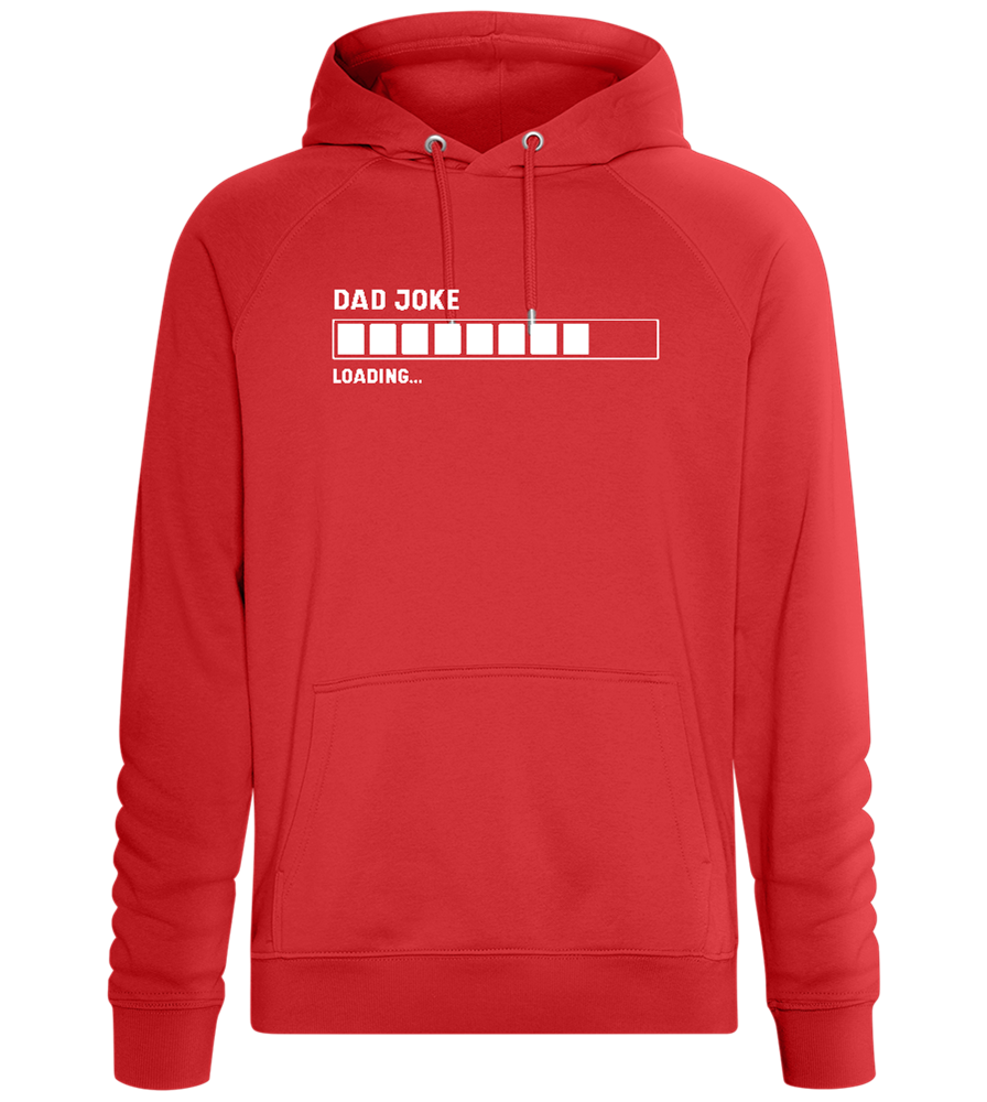 Dad Joke Loading Design - Comfort unisex hoodie_RED_front