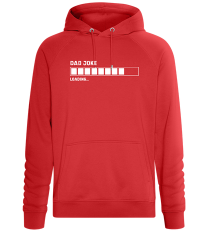 Dad Joke Loading Design - Comfort unisex hoodie_RED_front