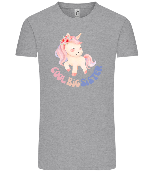 Cool Big Sister Unicorn Design - Comfort Unisex T-Shirt_ORION GREY_front