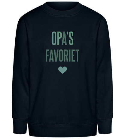 Opa's Favoriet Design - Comfort Kids Sweater_BLACK_front