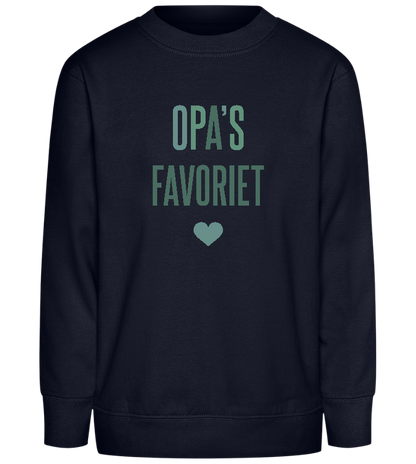 Opa's Favoriet Design - Comfort Kids Sweater_FRENCH NAVY_front