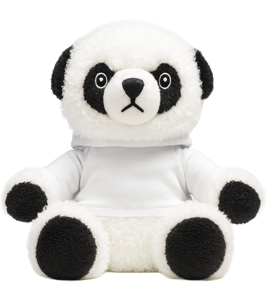 Panda Plush with Hoodie_WHITE_front