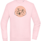 Bicycle Life Keep Moving Design - Comfort Essential Unisex Sweater_LIGHT PEACH ROSE_front