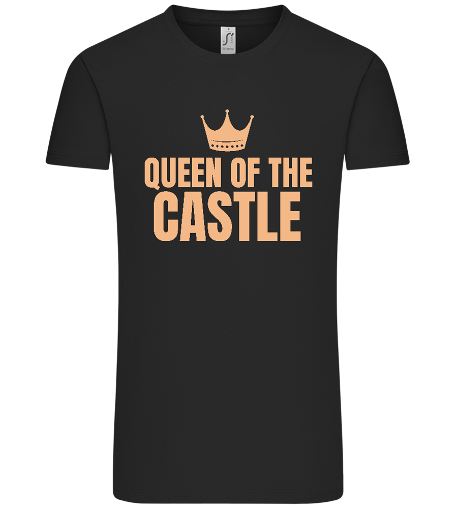 Queen of the Castle Design - Comfort Unisex T-Shirt_DEEP BLACK_front