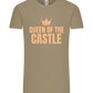 Queen of the Castle Design - Comfort Unisex T-Shirt_KHAKI_front