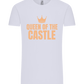 Queen of the Castle Design - Comfort Unisex T-Shirt_LILAK_front