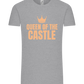 Queen of the Castle Design - Comfort Unisex T-Shirt_ORION GREY_front