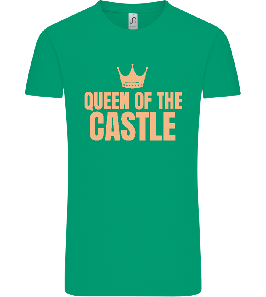 Queen of the Castle Design - Comfort Unisex T-Shirt_SPRING GREEN_front