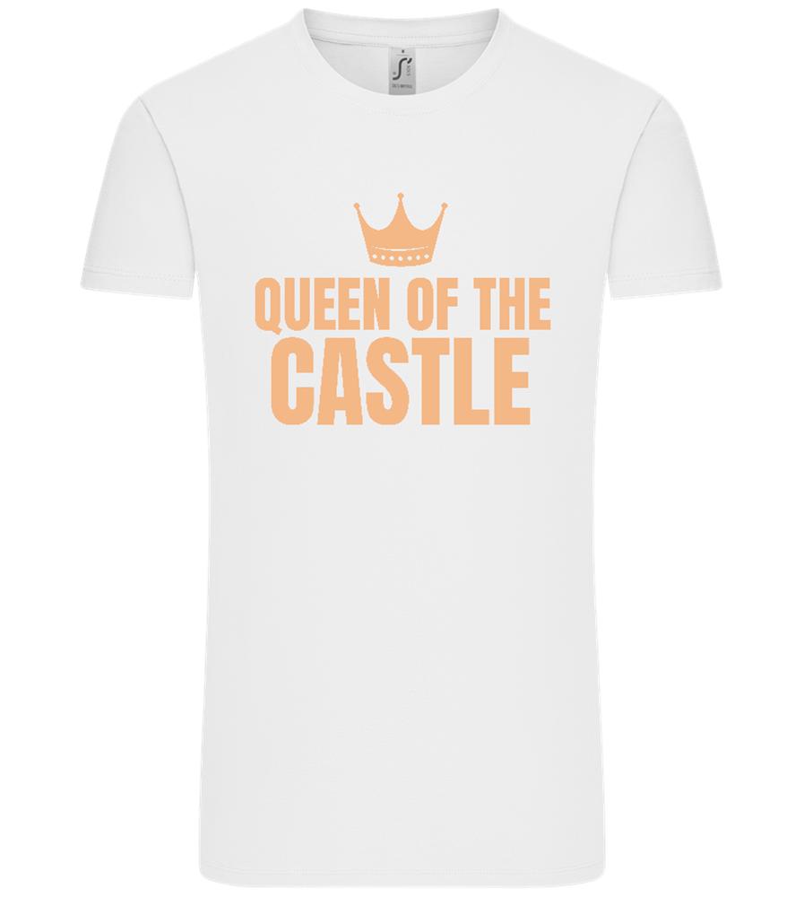 Queen of the Castle Design - Comfort Unisex T-Shirt_WHITE_front