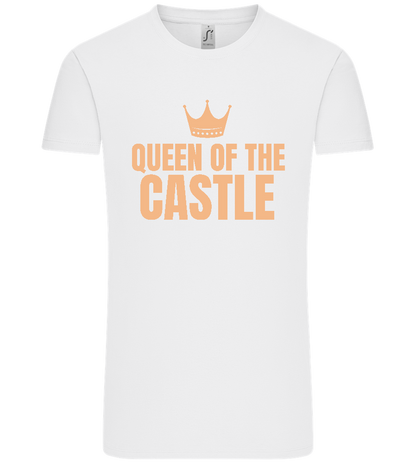 Queen of the Castle Design - Comfort Unisex T-Shirt_WHITE_front