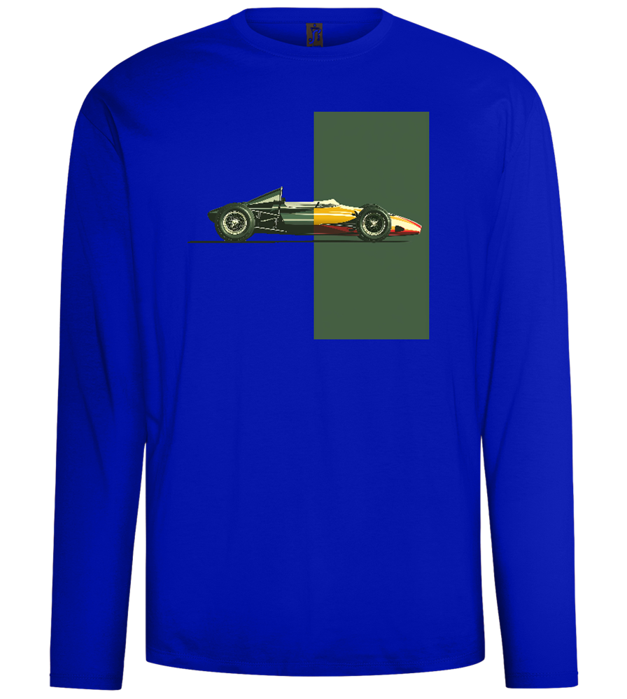 Retro F1 Design - Comfort men's long sleeve t-shirt_OVERSEAS_front