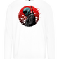 Samurai Bike Red Design - Premium men's long sleeve t-shirt_WHITE_front