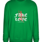 Fake Love Design - Comfort Essential Unisex Sweater_MEADOW GREEN_front