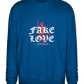 Fake Love Design - Comfort Essential Unisex Sweater_ROYAL_front