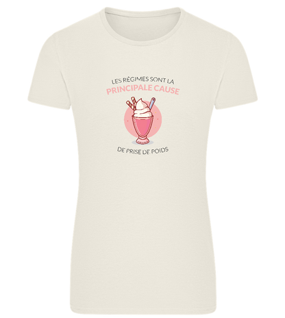 Cause For Weight Gain Design - Comfort women's fitted t-shirt_SILESTONE_front