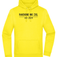 Rauchend Ins Ziel Design - Premium Essential Unisex Hoodie_YELLOW_front