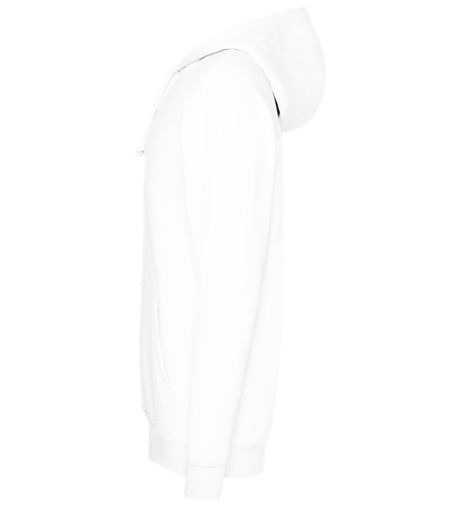 Rauchend Ins Ziel Design - Premium Essential Unisex Hoodie_WHITE_left