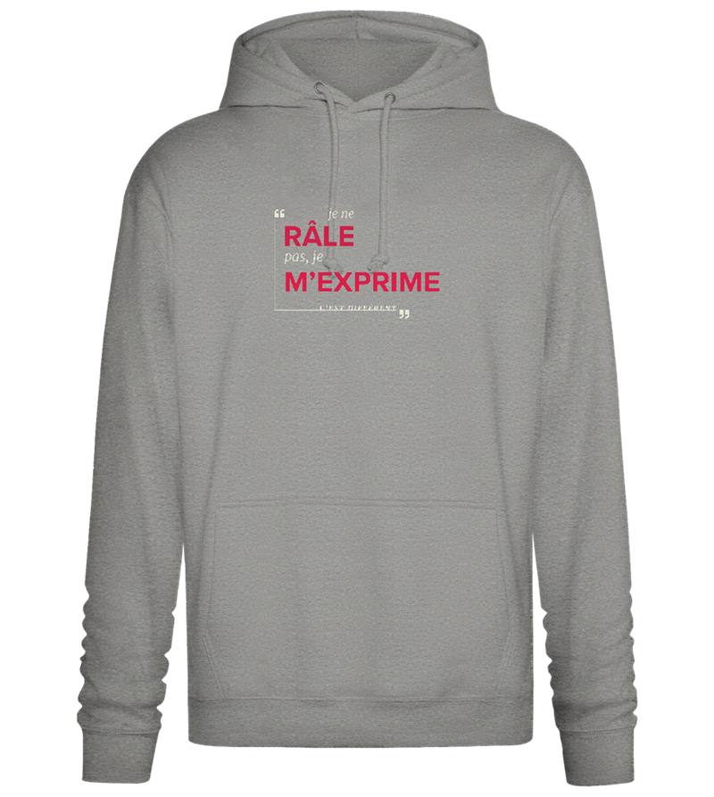 Express Yourself Design - Premium Essential Unisex Hoodie_ORION GREY II_front