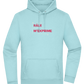 Express Yourself Design - Premium Essential Unisex Hoodie_POOL BLUE_front