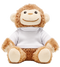 Monkey Plush with Hoodie_WHITE_front