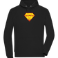Super Mom Logo Design - Comfort unisex hoodie_BLACK_front