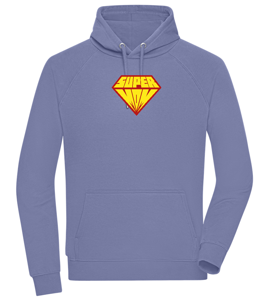 Super Mom Logo Design - Comfort unisex hoodie_BLUE_front