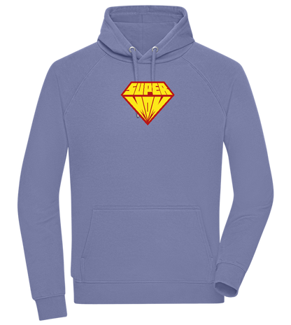 Super Mom Logo Design - Comfort unisex hoodie_BLUE_front