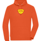 Super Mom Logo Design - Comfort unisex hoodie_BURNT ORANGE_front