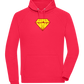 Super Mom Logo Design - Comfort unisex hoodie_RED_front
