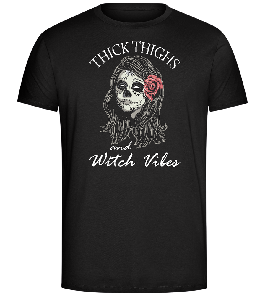 Thick Thighs Design - Comfort Unisex T-Shirt_DEEP BLACK_front