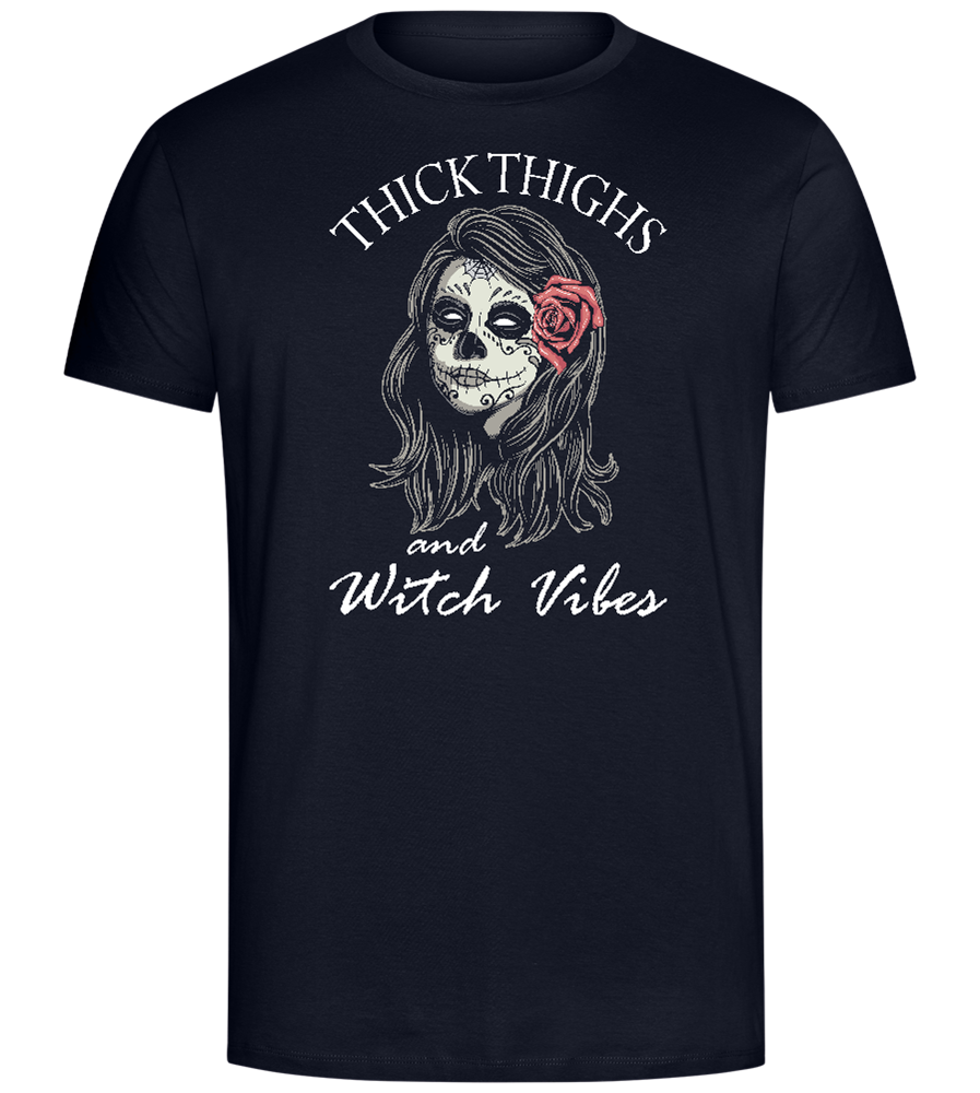 Thick Thighs Design - Comfort Unisex T-Shirt_FRENCH NAVY_front