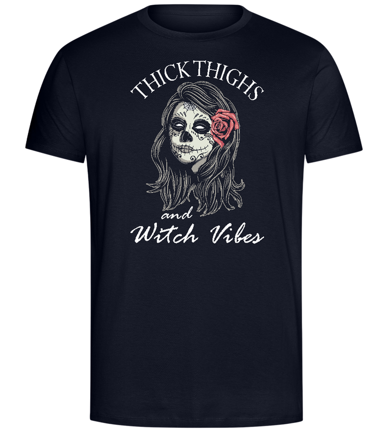 Thick Thighs Design - Comfort Unisex T-Shirt_FRENCH NAVY_front