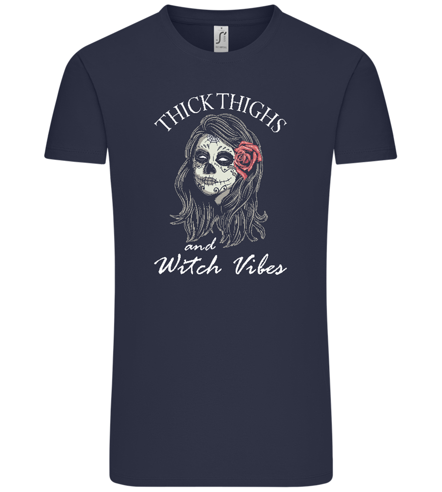 Thick Thighs Design - Comfort Unisex T-Shirt_FRENCH NAVY_front