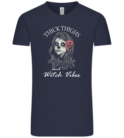 Thick Thighs Design - Comfort Unisex T-Shirt_FRENCH NAVY_front