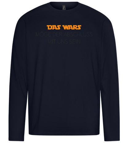 Das Wars Design - Premium men's long sleeve t-shirt_FRENCH NAVY_front