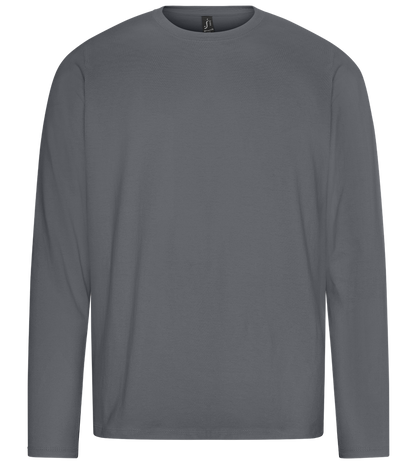 Das Wars Design - Premium men's long sleeve t-shirt_MOUSE GREY_front