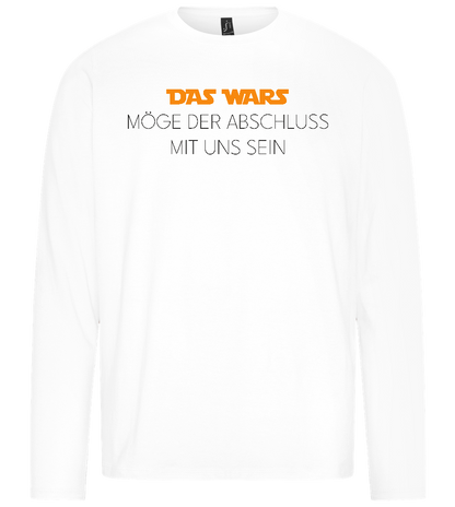 Das Wars Design - Premium men's long sleeve t-shirt_WHITE_front