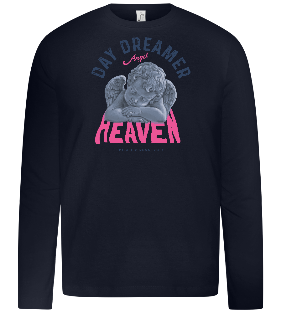 Day Dreamer Design - Premium kids long sleeve t-shirt_FRENCH NAVY_front