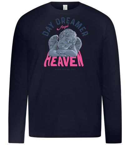 Day Dreamer Design - Premium kids long sleeve t-shirt_FRENCH NAVY_front