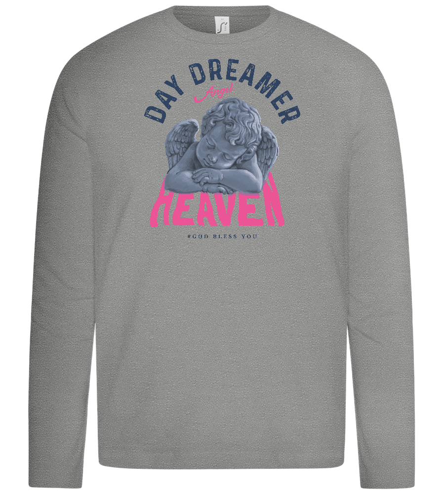 Day Dreamer Design - Premium kids long sleeve t-shirt_ORION GREY_front