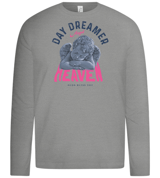 Day Dreamer Design - Premium kids long sleeve t-shirt_ORION GREY_front