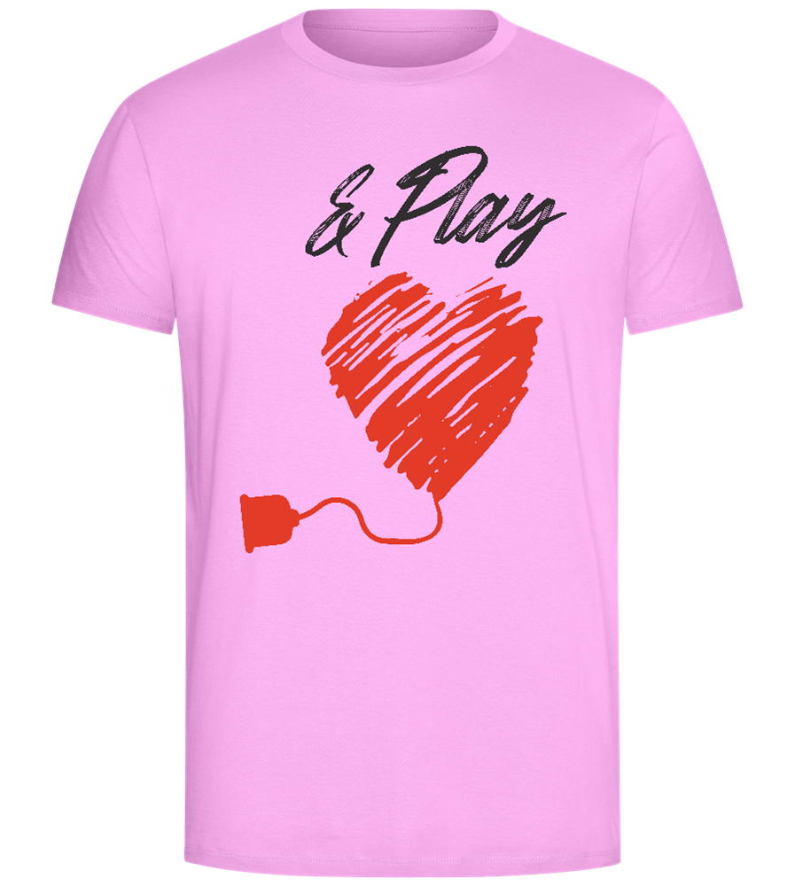 And Play Design - Comfort Unisex T-Shirt_CANDY PINK_front