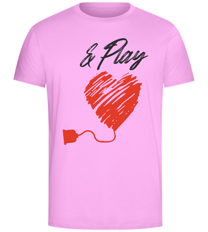 And Play Design - Comfort Unisex T-Shirt_CANDY PINK_front