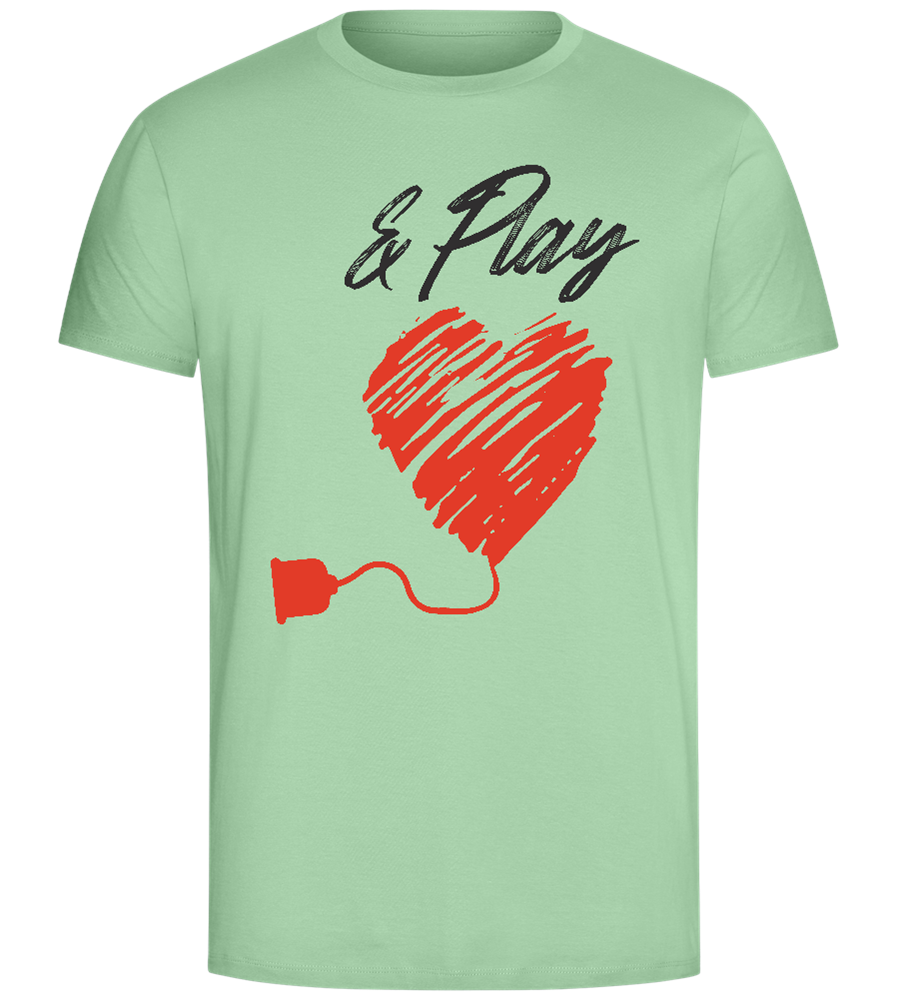 And Play Design - Comfort Unisex T-Shirt_ICE GREEN_front