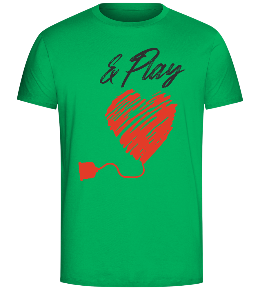 And Play Design - Comfort Unisex T-Shirt_SPRING GREEN_front