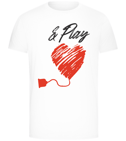 And Play Design - Comfort Unisex T-Shirt_WHITE_front