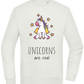 Unicorns Are Real Design - Comfort Essential Unisex Sweater_CREAMY GREEN_front