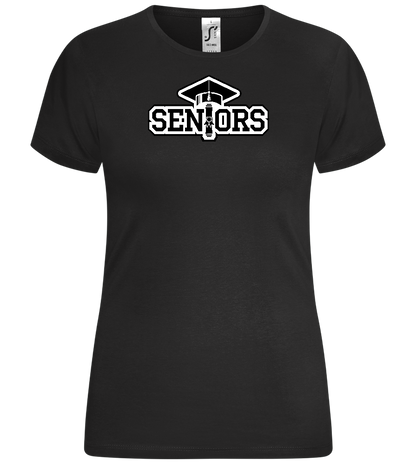 Senior Design - Comfort women's t-shirt_DEEP BLACK_front